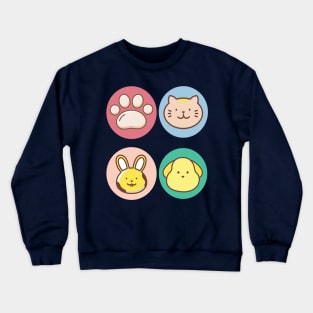 Cute Pets Crewneck Sweatshirt